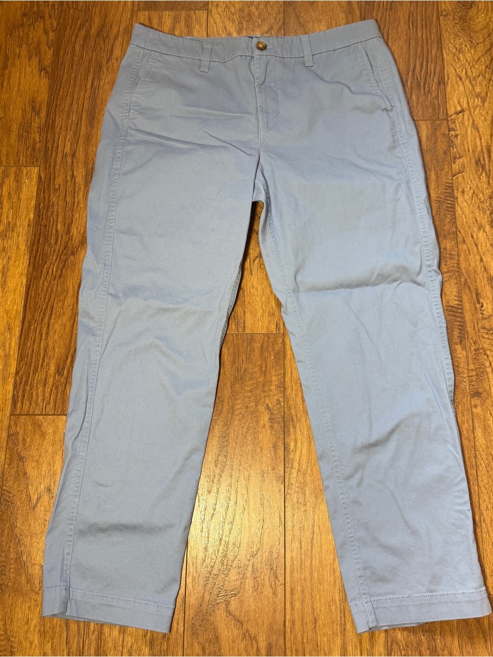 J.Crew High-Rise Girlfriend Chino Pants Women’s Size 10 Light Blue Casual Cotton